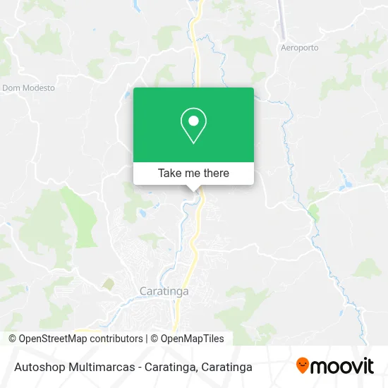 Autoshop Multimarcas - Caratinga map