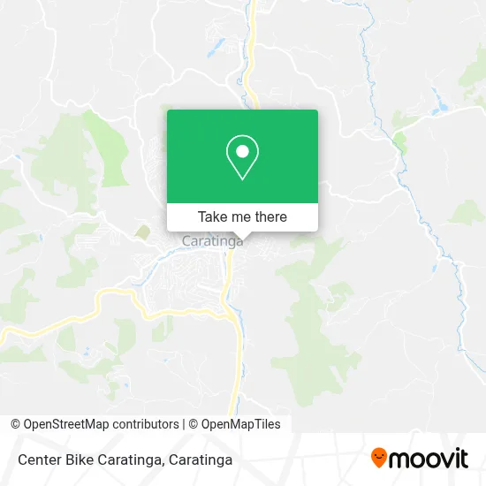 Center Bike Caratinga map