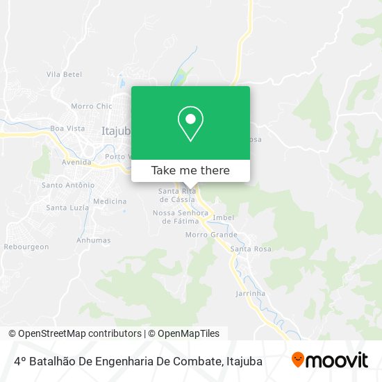 4º Batalhão De Engenharia De Combate map