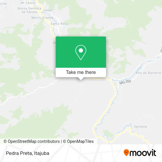 Pedra Preta map