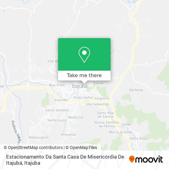 Estacionamento Da Santa Casa De Misericórdia De Itajubá map