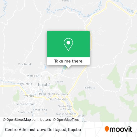 Mapa Centro Administrativo De Itajubá