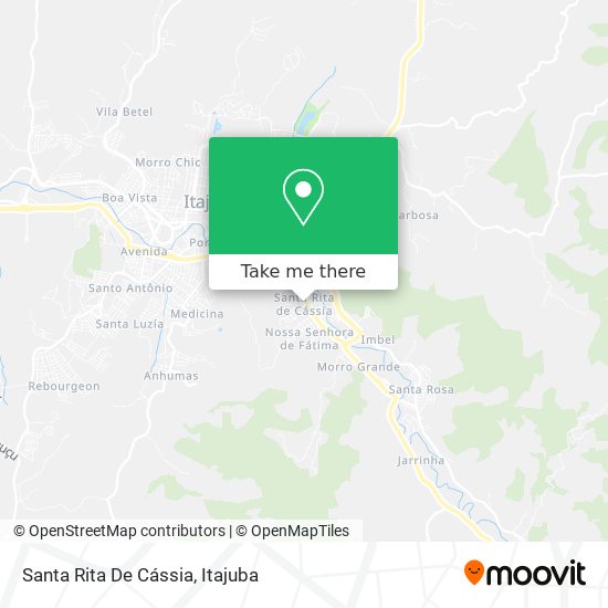 Santa Rita De Cássia map