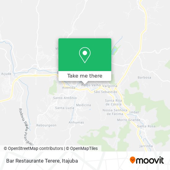 Bar Restaurante Terere map