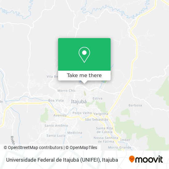 Universidade Federal de Itajubá (UNIFEI) map