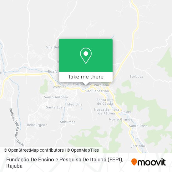 Fundação De Ensino e Pesquisa De Itajubá (FEPI) map