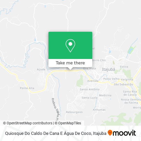 Quiosque Do Caldo De Cana E Água De Coco map