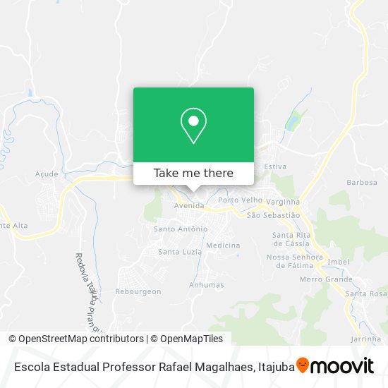 Escola Estadual Professor Rafael Magalhaes map