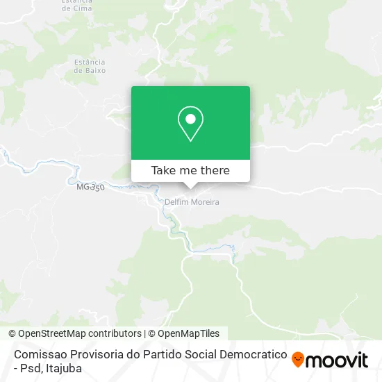 Comissao Provisoria do Partido Social Democratico - Psd map
