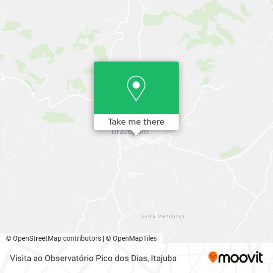Visita ao Observatório Pico dos Dias map