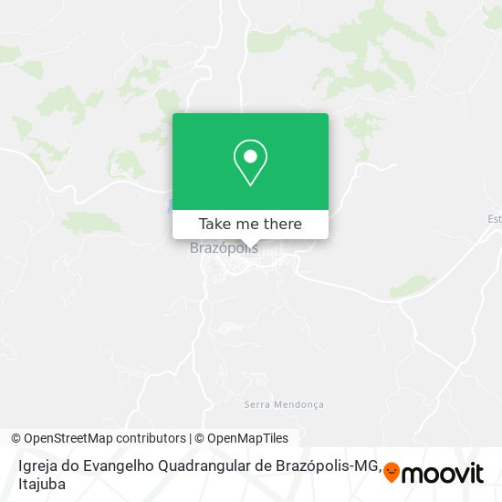 Igreja do Evangelho Quadrangular de Brazópolis-MG map