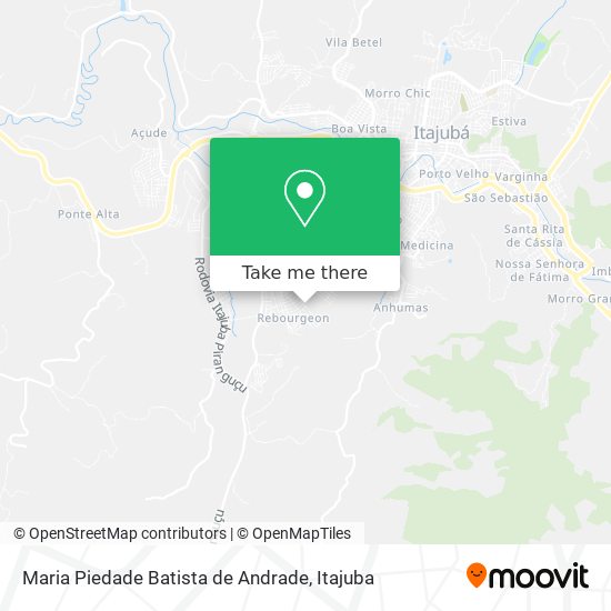 Mapa Maria Piedade Batista de Andrade