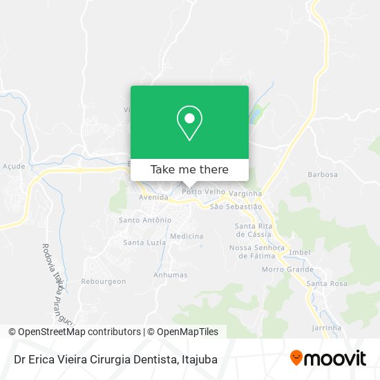 Dr Erica Vieira Cirurgia Dentista map
