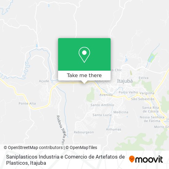 Saniplasticos Industria e Comercio de Artefatos de Plasticos map