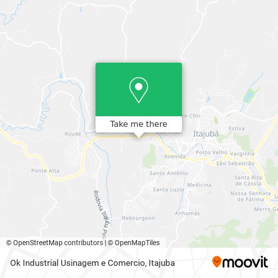 Ok Industrial Usinagem e Comercio map