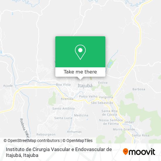 Instituto de Cirurgia Vascular e Endovascular de Itajubá map