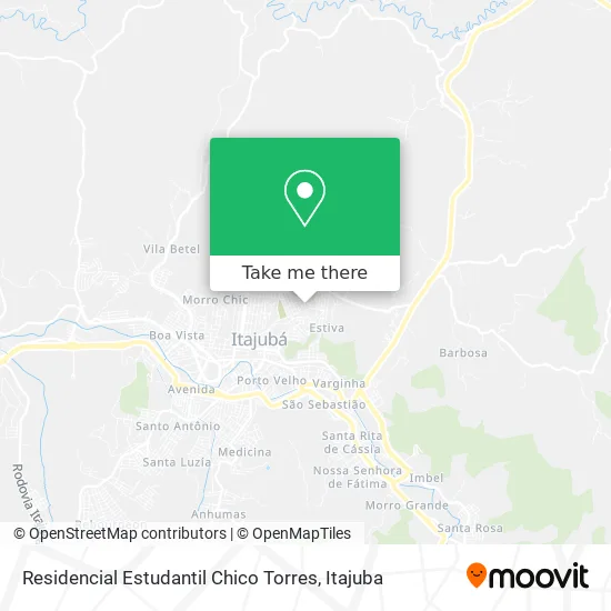 Residencial Estudantil Chico Torres map