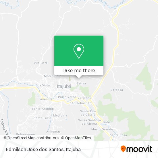 Edmilson Jose dos Santos map