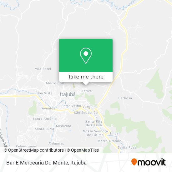 Bar E Mercearia Do Monte map