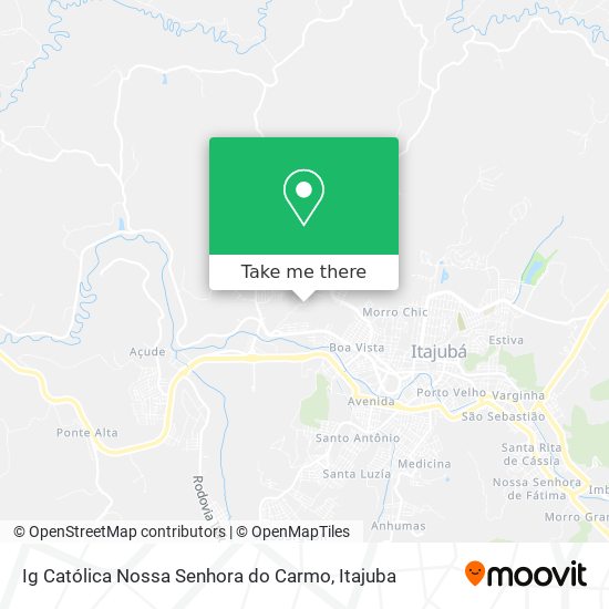 Ig Católica Nossa Senhora do Carmo map