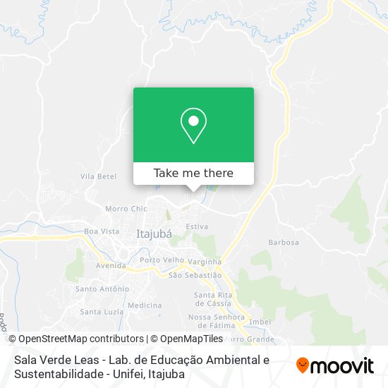 Sala Verde Leas - Lab. de Educação Ambiental e Sustentabilidade - Unifei map