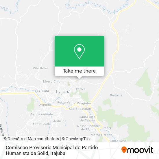 Comissao Provisoria Municipal do Partido Humanista da Solid map