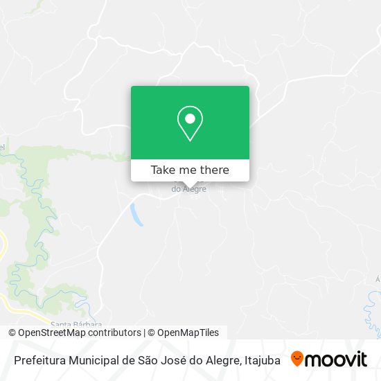 Prefeitura Municipal de São José do Alegre map