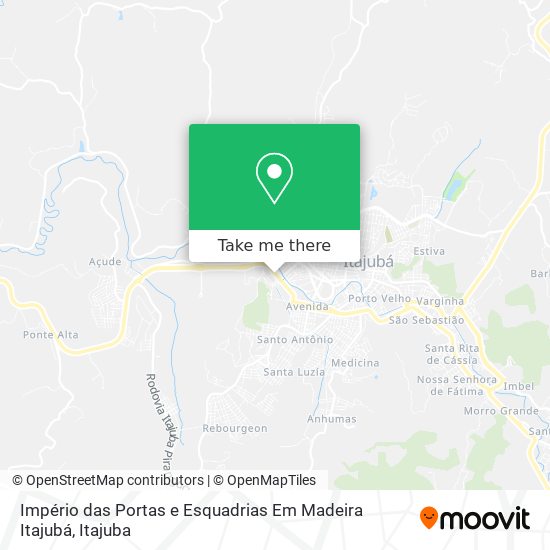 Império das Portas e Esquadrias Em Madeira Itajubá map