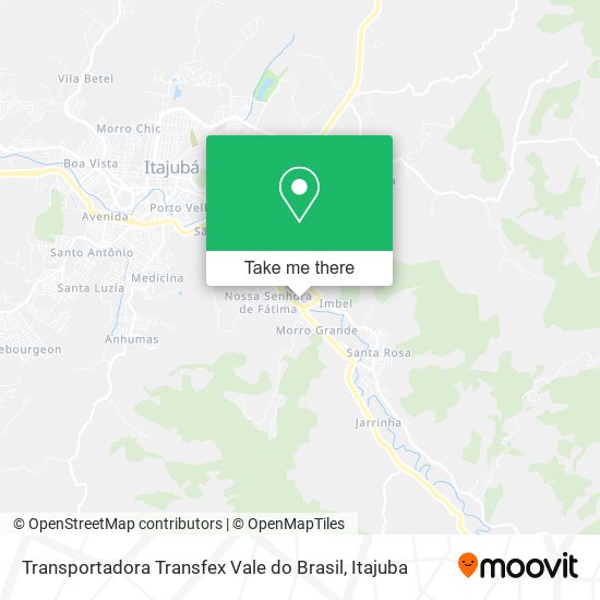 Transportadora Transfex Vale do Brasil map