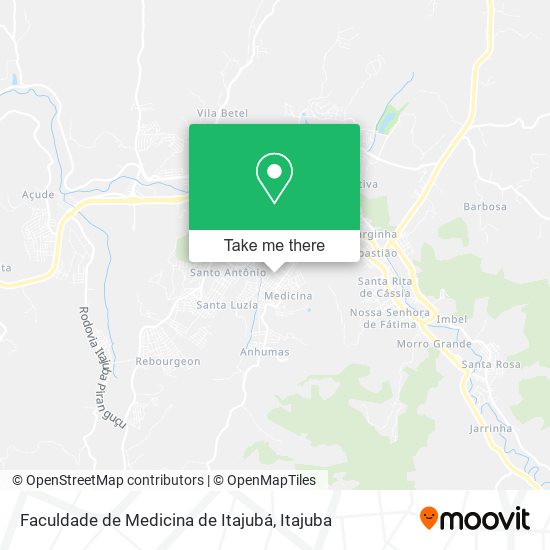 Faculdade de Medicina de Itajubá map