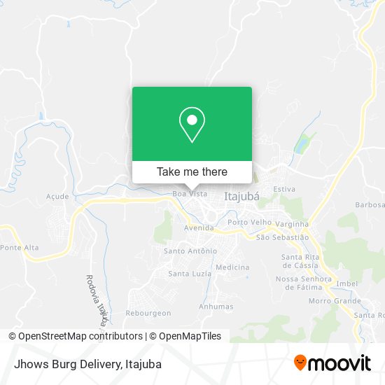 Mapa Jhows Burg Delivery