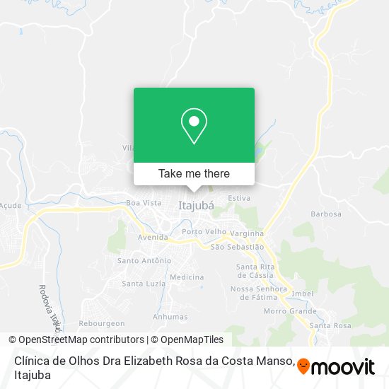 Clínica de Olhos Dra Elizabeth Rosa da Costa Manso map