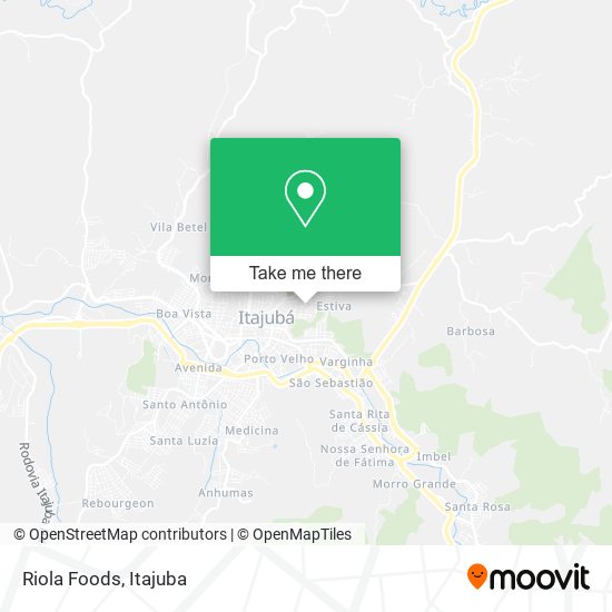 Riola Foods map