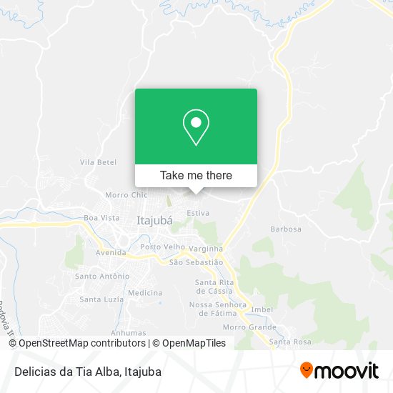 Delicias da Tia Alba map