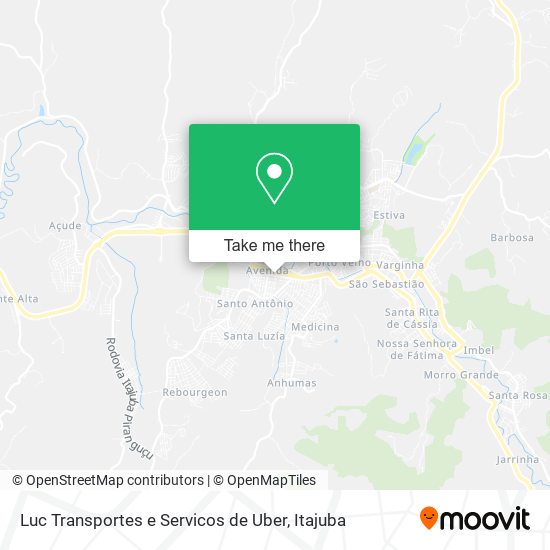 Luc Transportes e Servicos de Uber map