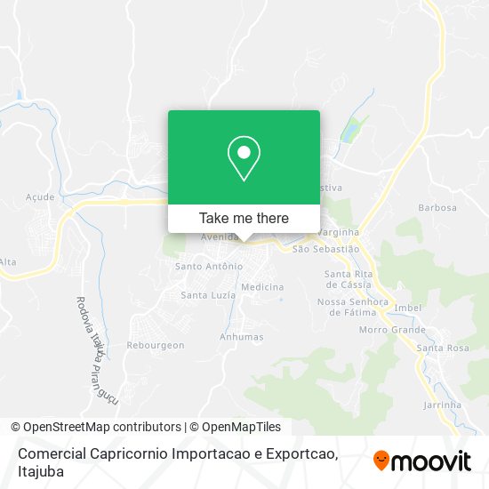 Mapa Comercial Capricornio Importacao e Exportcao