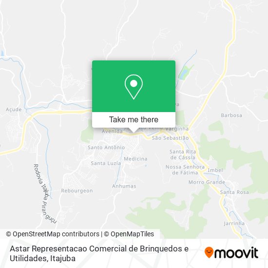 Astar Representacao Comercial de Brinquedos e Utilidades map