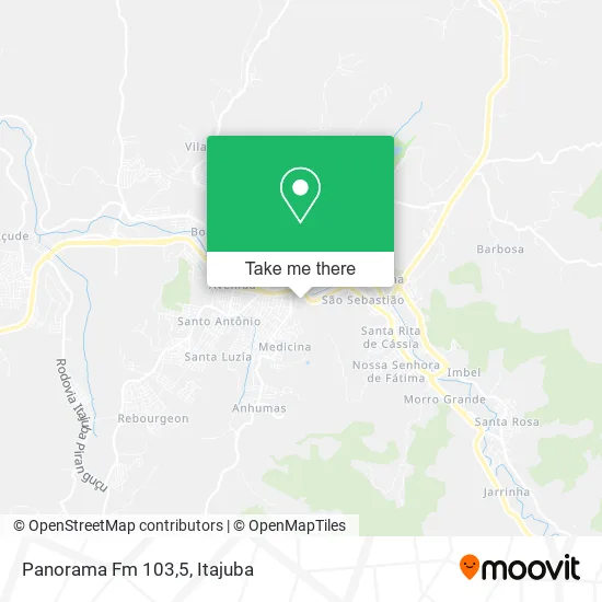 Panorama Fm 103,5 map