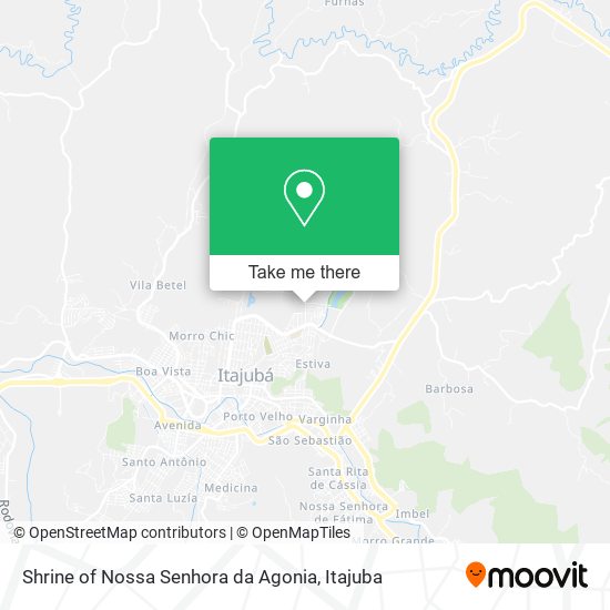 Mapa Shrine of Nossa Senhora da Agonia