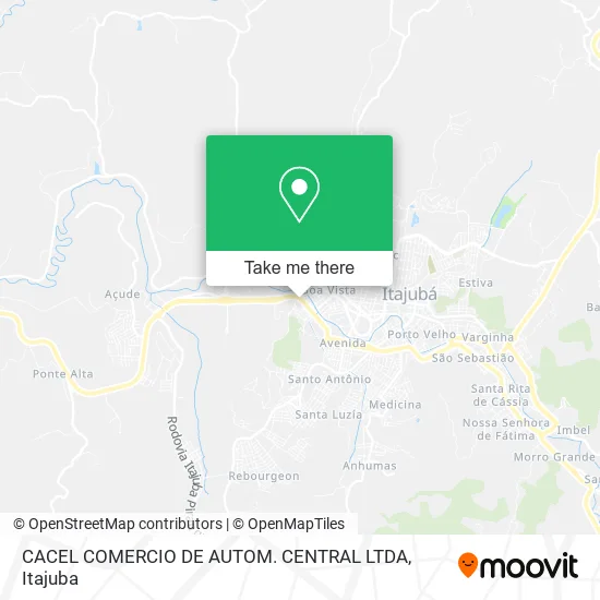 CACEL COMERCIO DE AUTOM. CENTRAL LTDA map