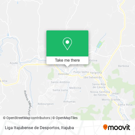 Liga Itajubense de Desportos map