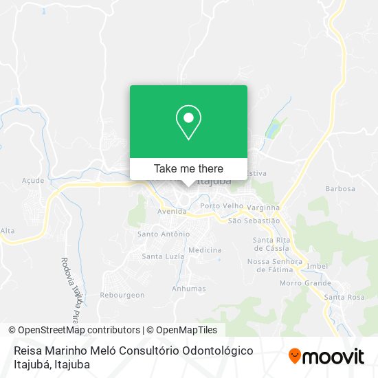 Reisa Marinho Meló Consultório Odontológico Itajubá map