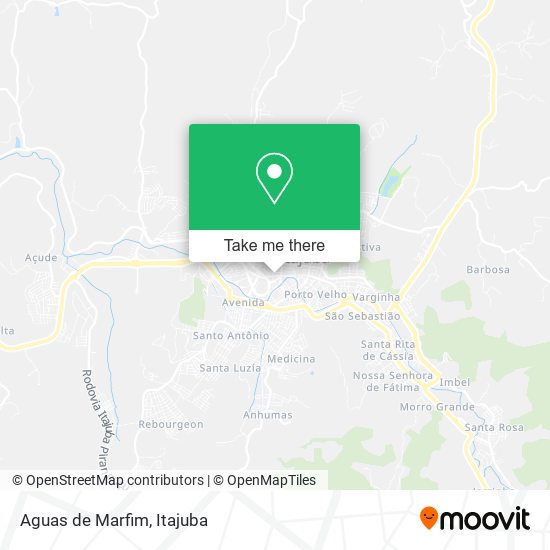 Aguas de Marfim map