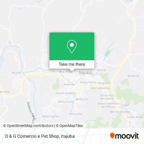 D & G Comercio e Pet Shop map