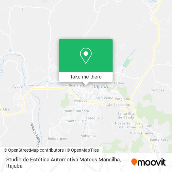 Mapa Studio de Estética Automotiva Mateus Mancilha