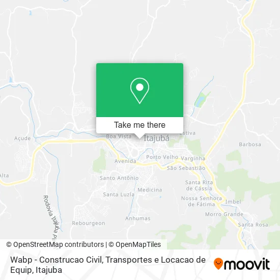 Wabp - Construcao Civil, Transportes e Locacao de Equip map