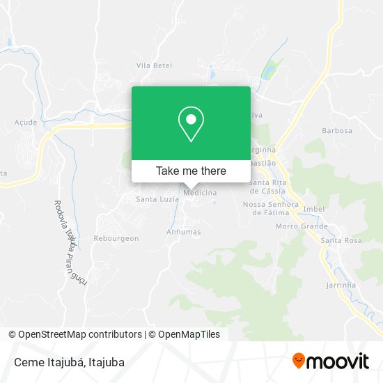 Ceme Itajubá map