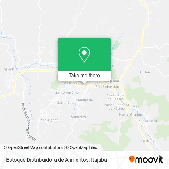 Estoque Distribuidora de Alimentos map