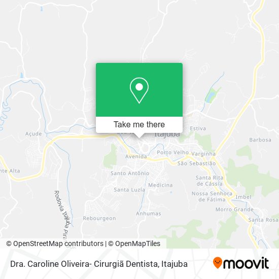 Dra. Caroline Oliveira- Cirurgiã Dentista map