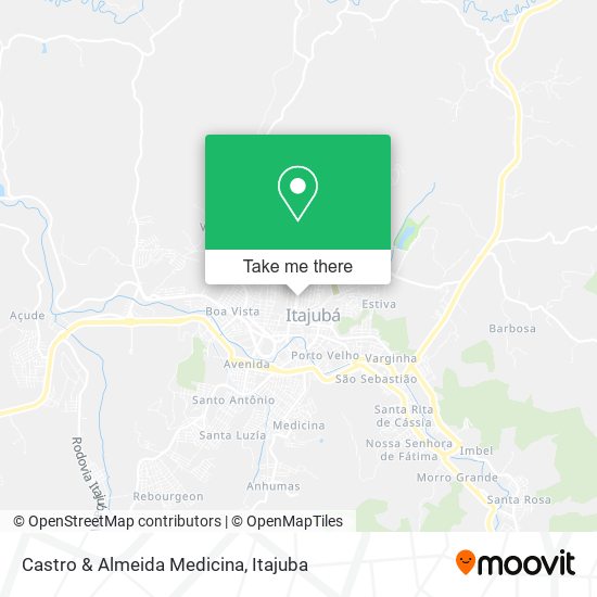 Castro & Almeida Medicina map